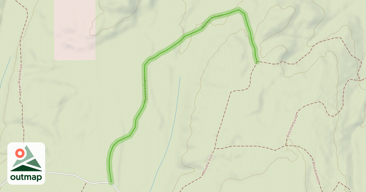Map of Raven's Trail