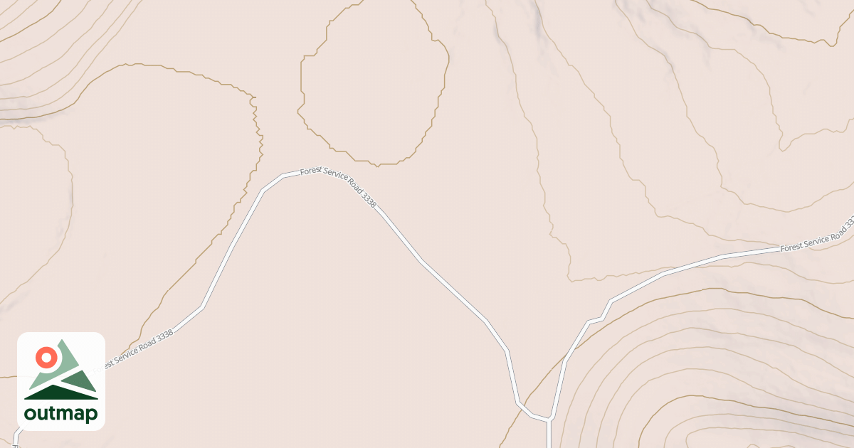 Map of CHAMBERLAIN SPUR