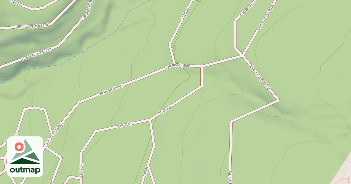 Map of Rock Run ATV Trails