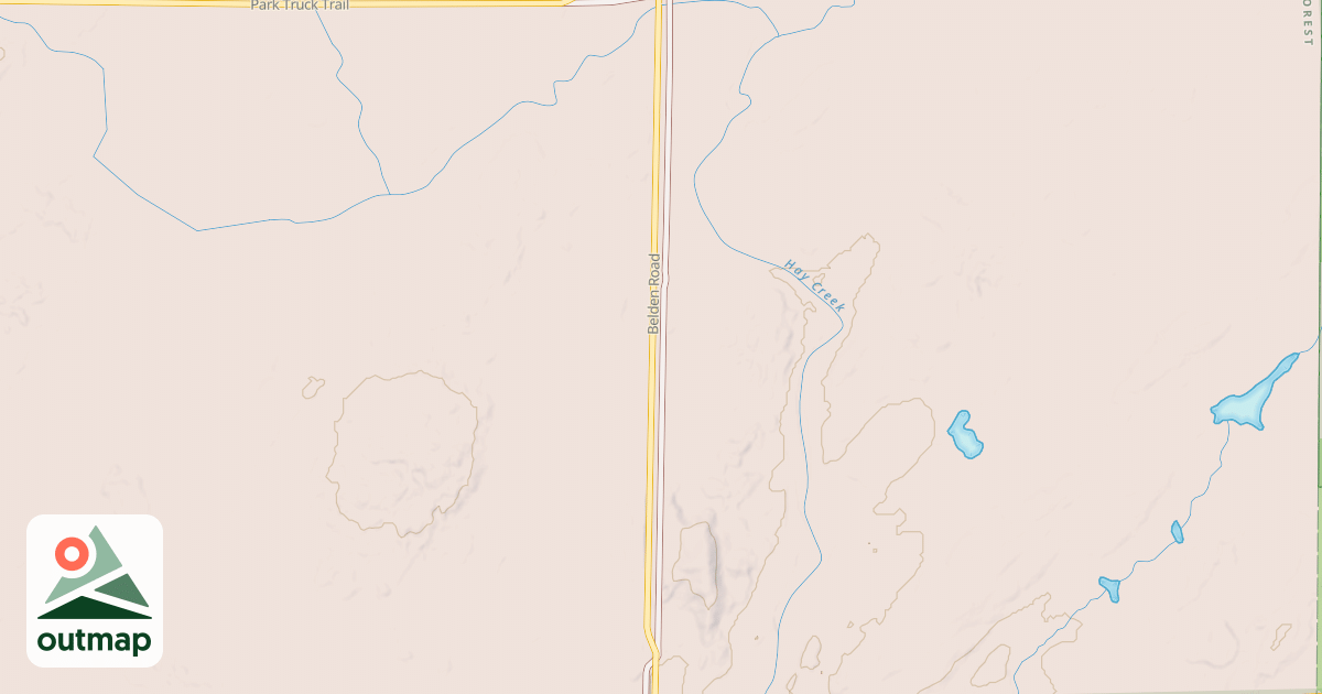 Map of Gandy Dancer State Trail MS84.029