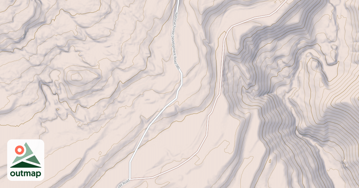Map of COYOTE EXT.