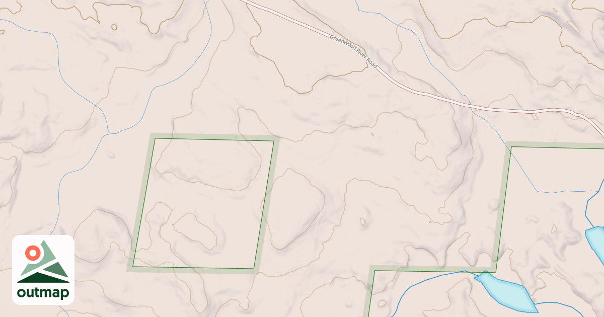 Map of FLUTE REED RIVER SPUR C
