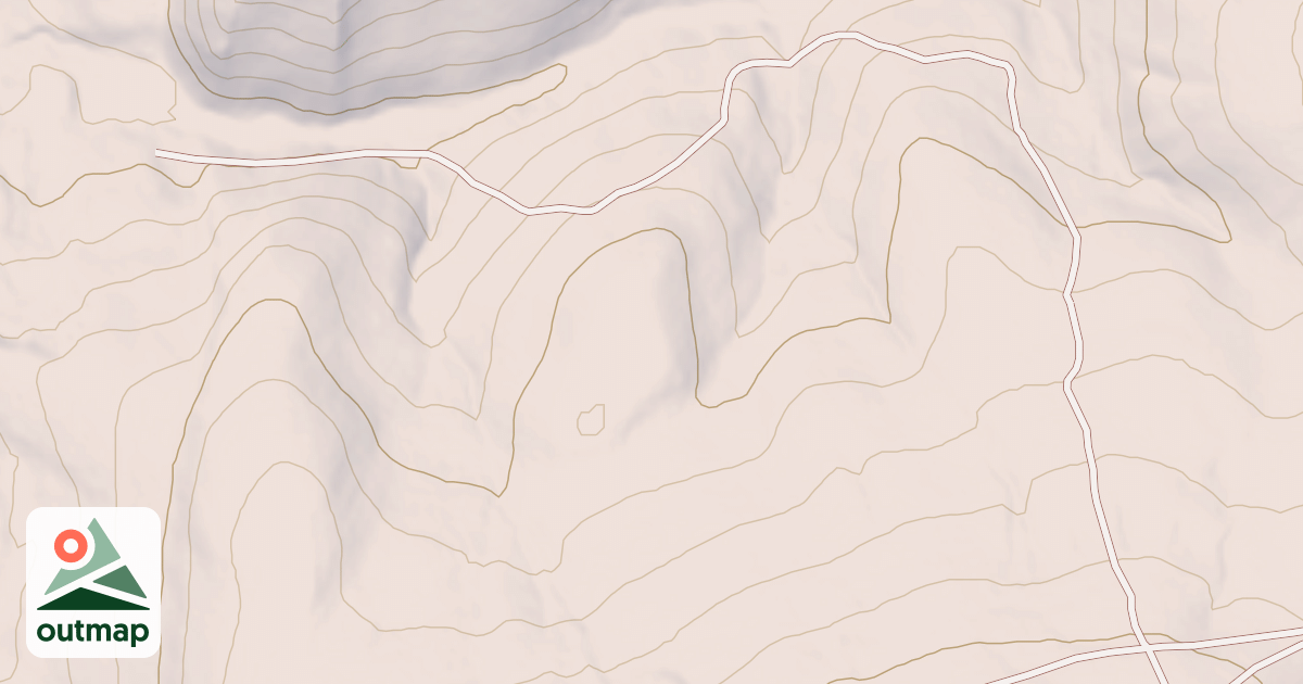 Map of HAMS FORK RIDGE SPUR D