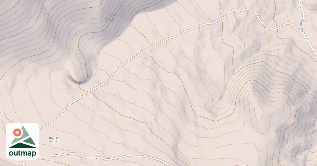 Map of BIG HILL GULCH SPUR