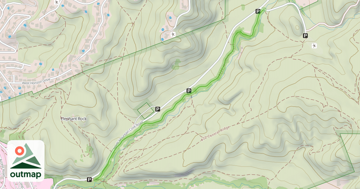 Map of #22C Mountain Cove