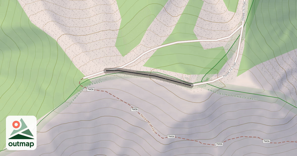 Map of Three Ts Trail