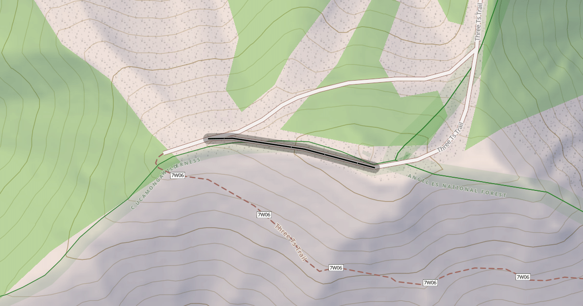 Map preview of Three Ts Trail