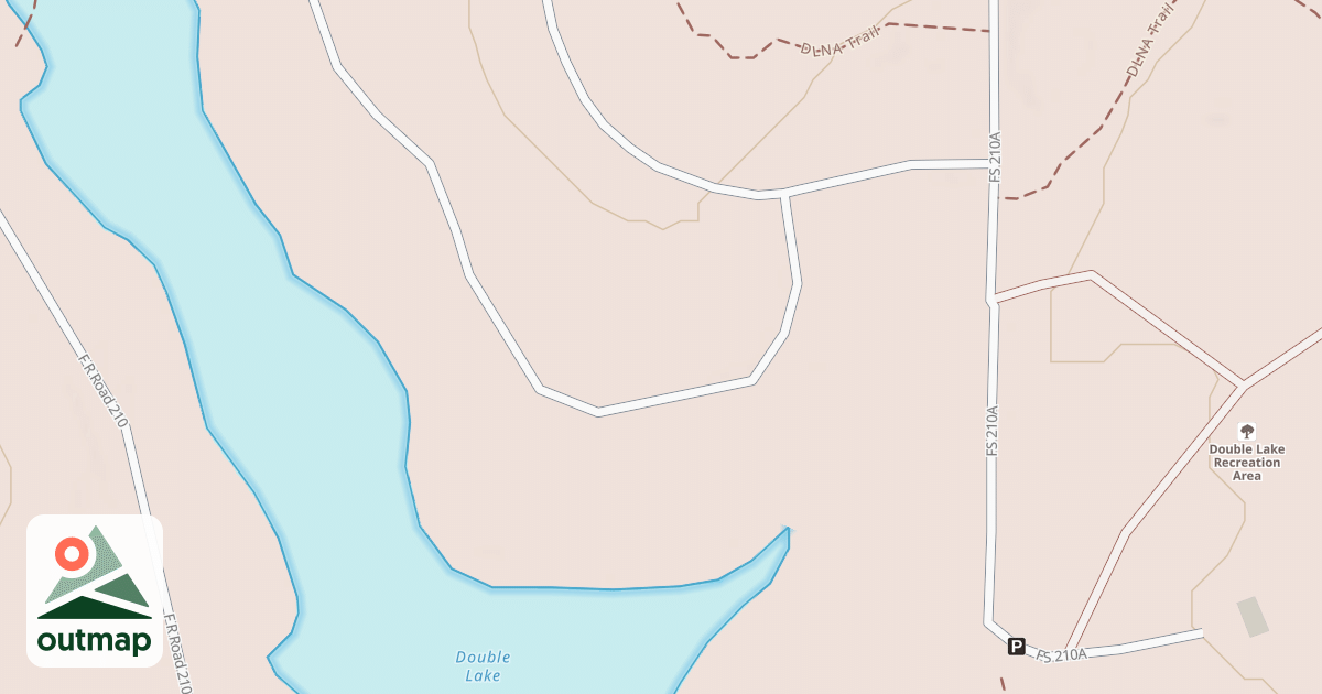 Map of DOUBLE LAKE SP