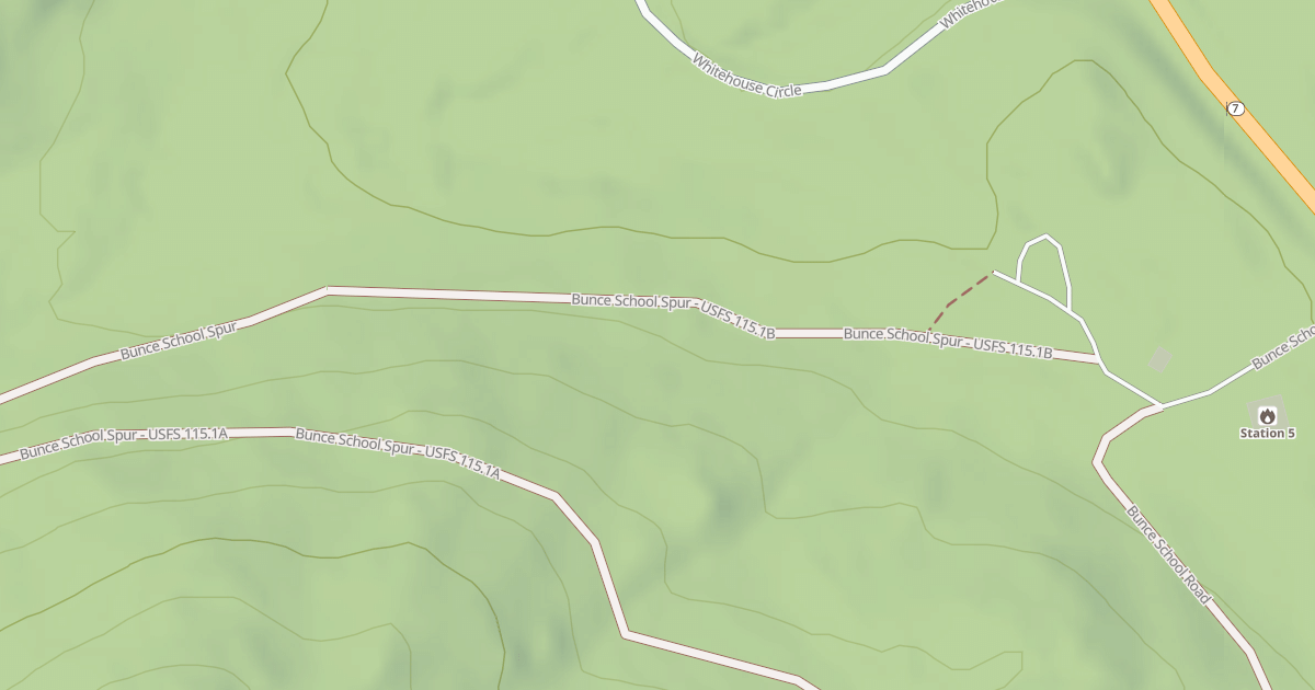 Map preview of BUNCE SCHOOL SPUR