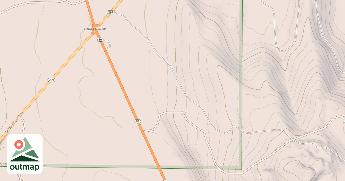 Map of 4-CORNERS SE