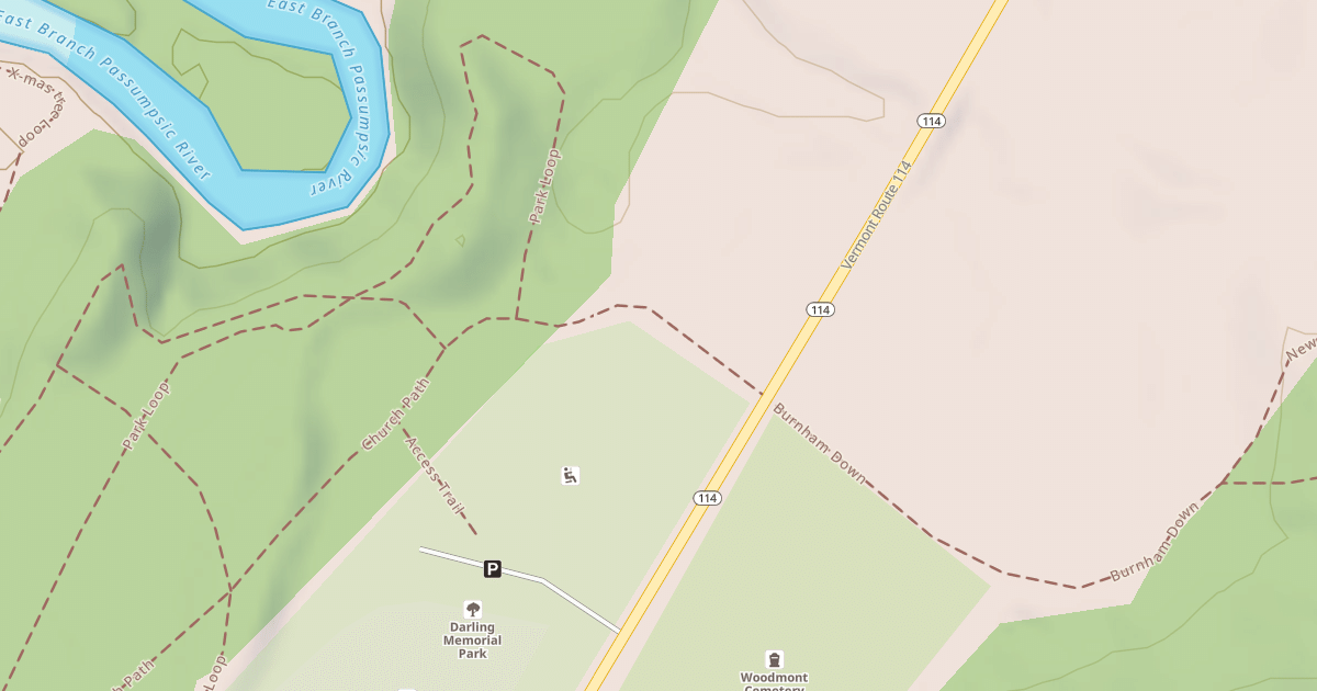 Map preview of Church Path