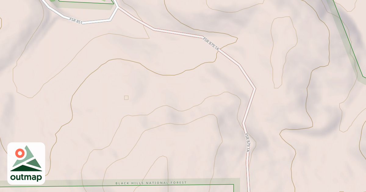 Map of COLE SPRINGS