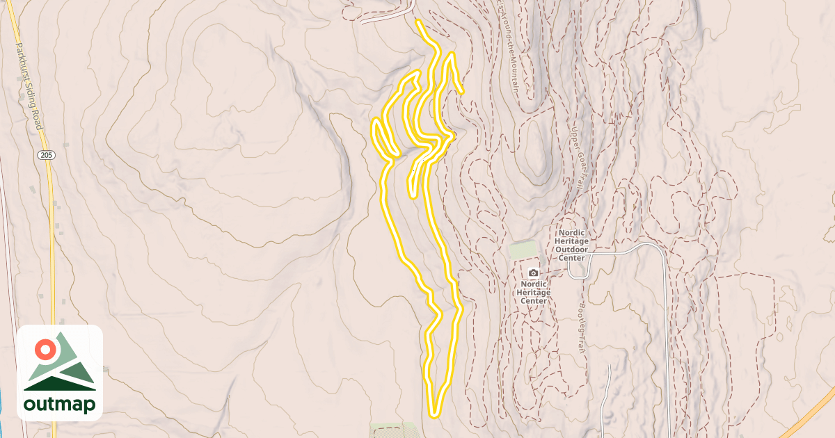 Map of Quoggy Joe Trail