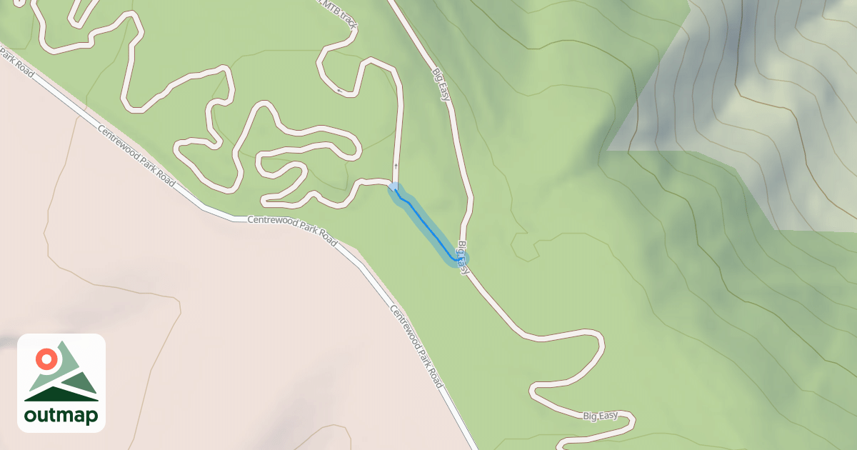Map of Big Easy to Upper hub