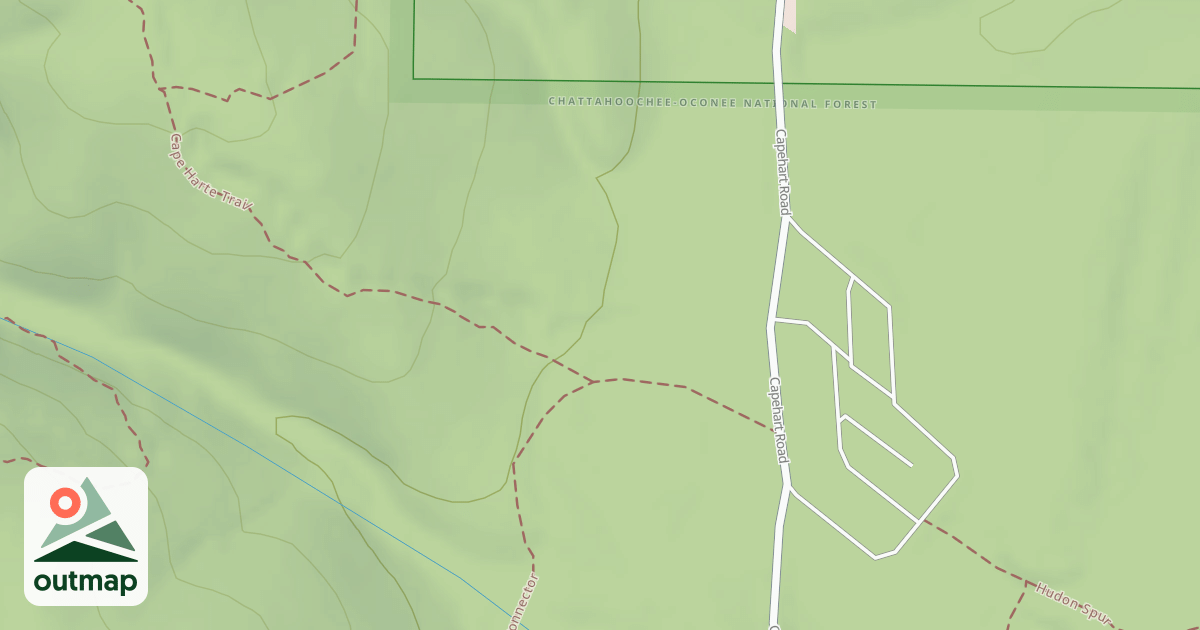 Map of USFS Motor Vehicle Use Map Trails 16048