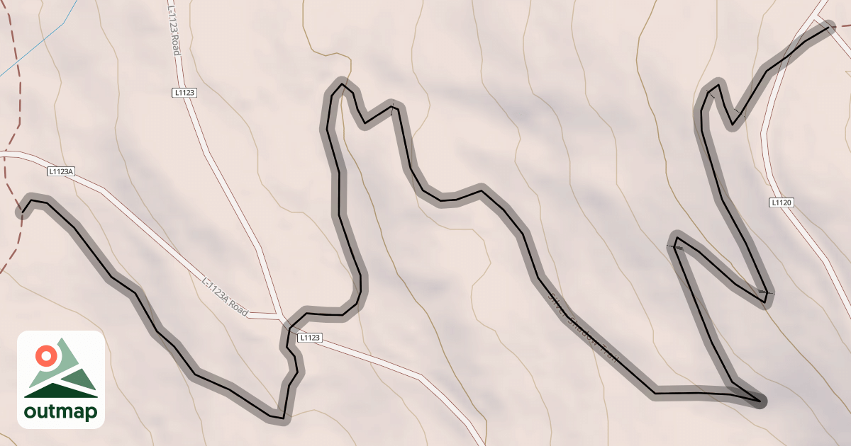 Map of Silver Shadow Trail