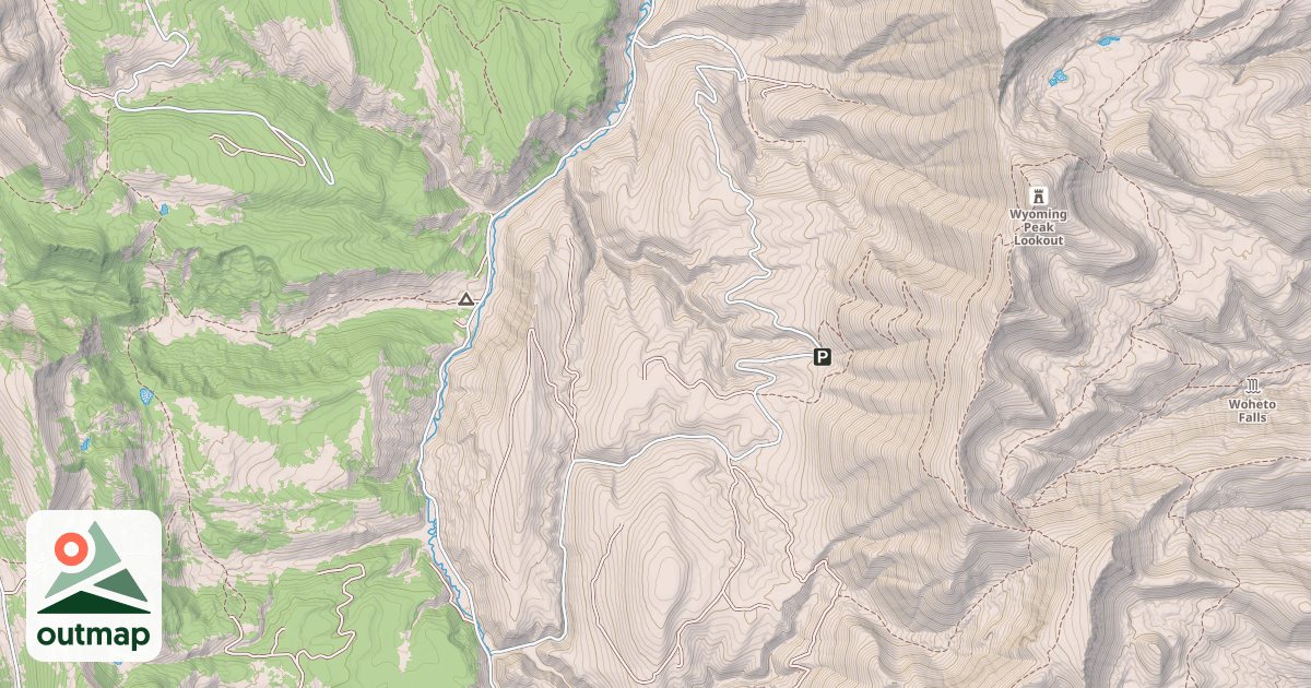 Map of SHALE CREEK/KINNEY CR. LOOP