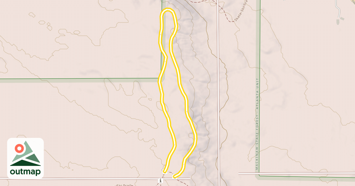 Map of Cross-Country Ski Trail
