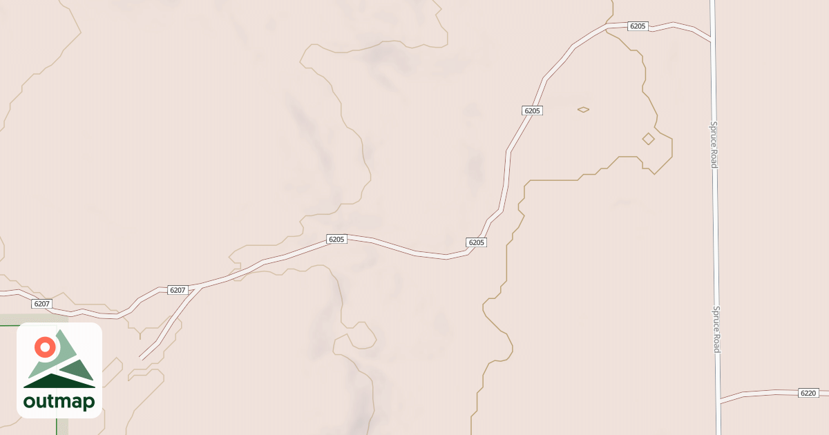 Map of 6205
