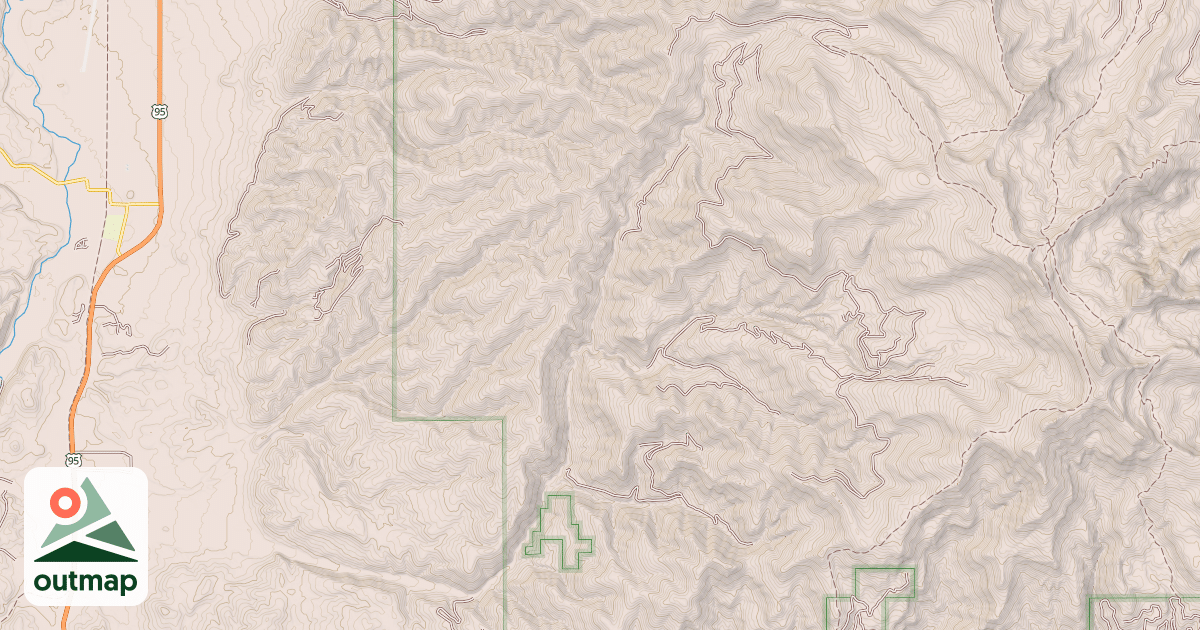 Map of COTTONWOOD
