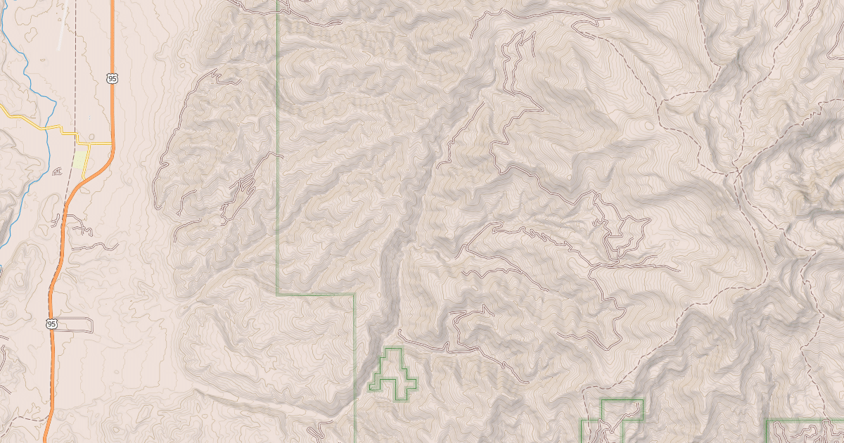 Map preview of COTTONWOOD