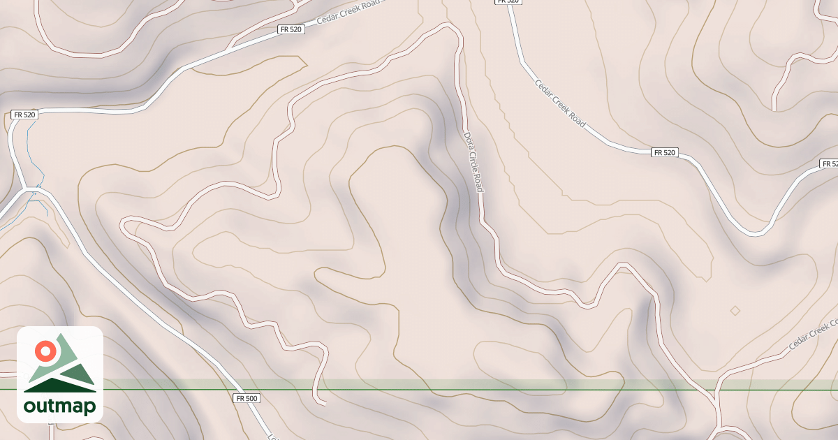 Map of DORA CIRCLE