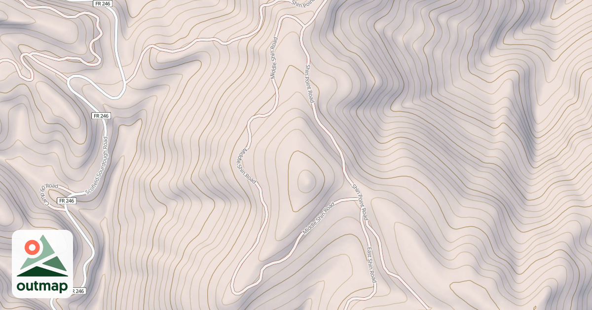Map of MIDDLE SHIN