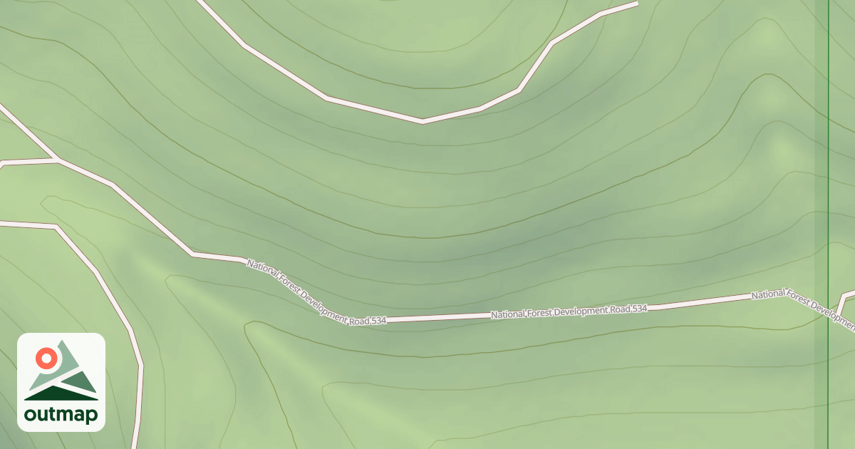 Map of DOE CREEK UNIT