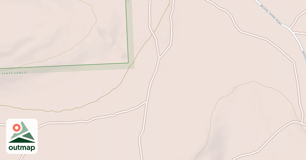 Map of Bloody Skillet ATV Trail
