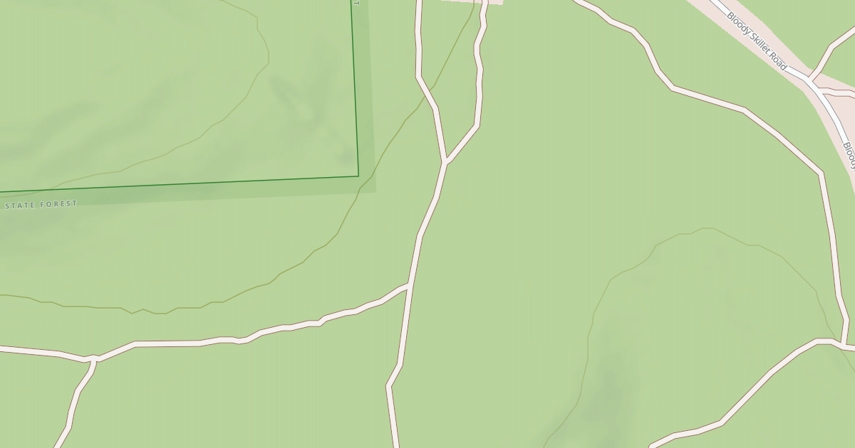 Map preview of Bloody Skillet ATV Trail