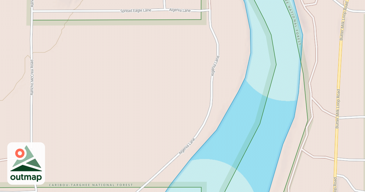 Map of MCCREA TIMBER
