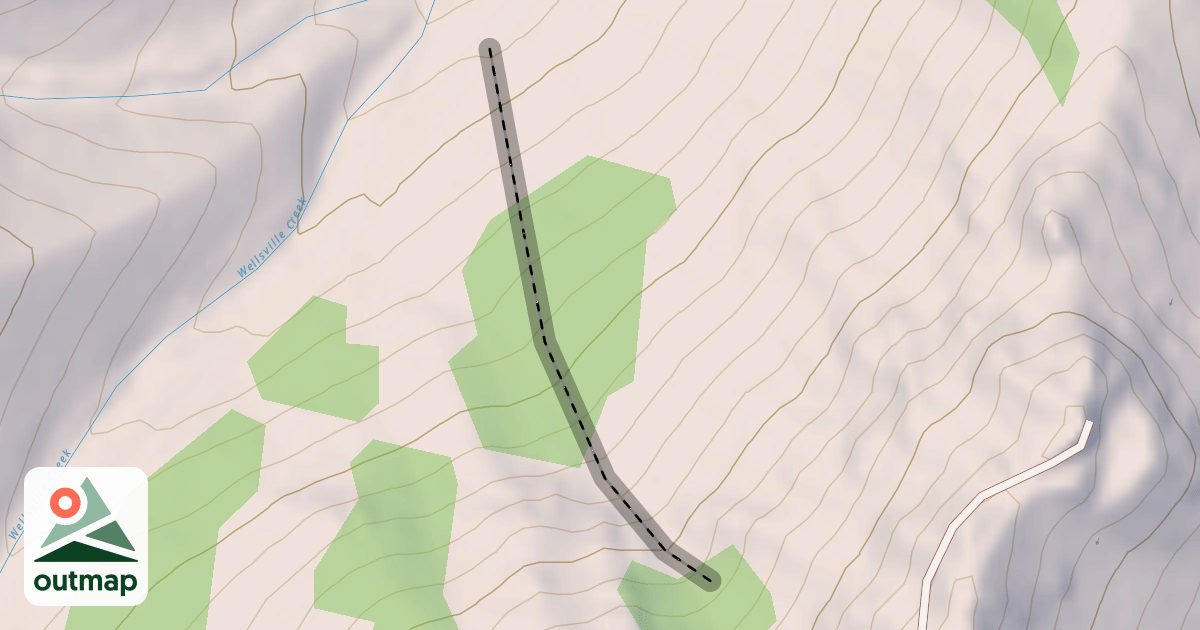 Map of Saddle Chute