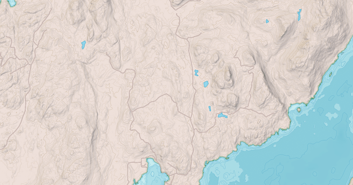 Map preview of EAST EDNA BAY TTF