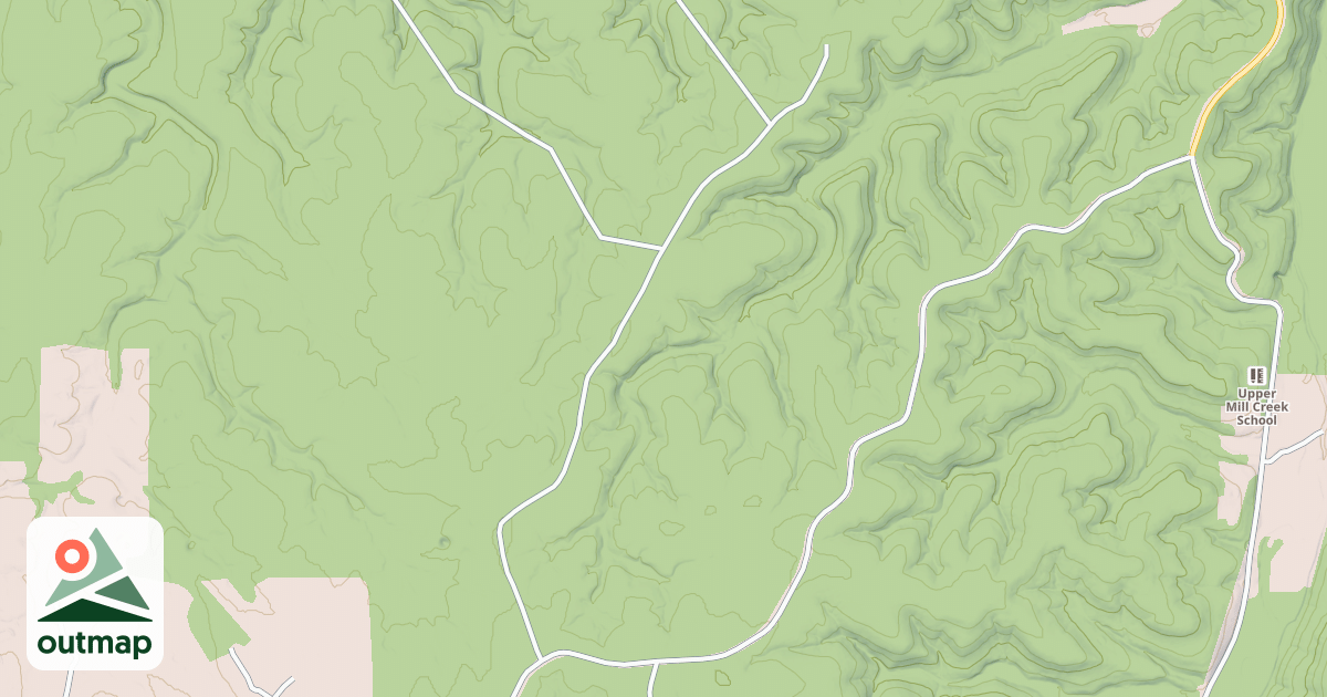 Map of MILL CREEK HOLLOW