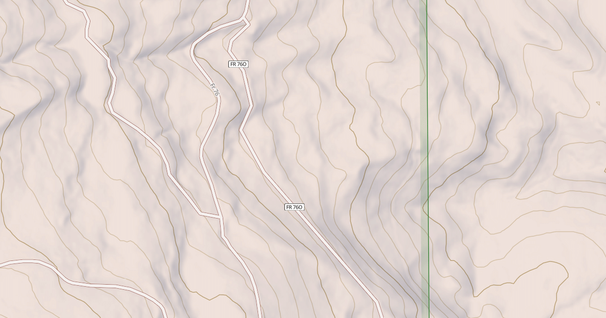 Map preview of USFS Motor Vehicle Use Map Roads {2C262689-ED75-4186-B3E2-7E8D7BBD0E0F}