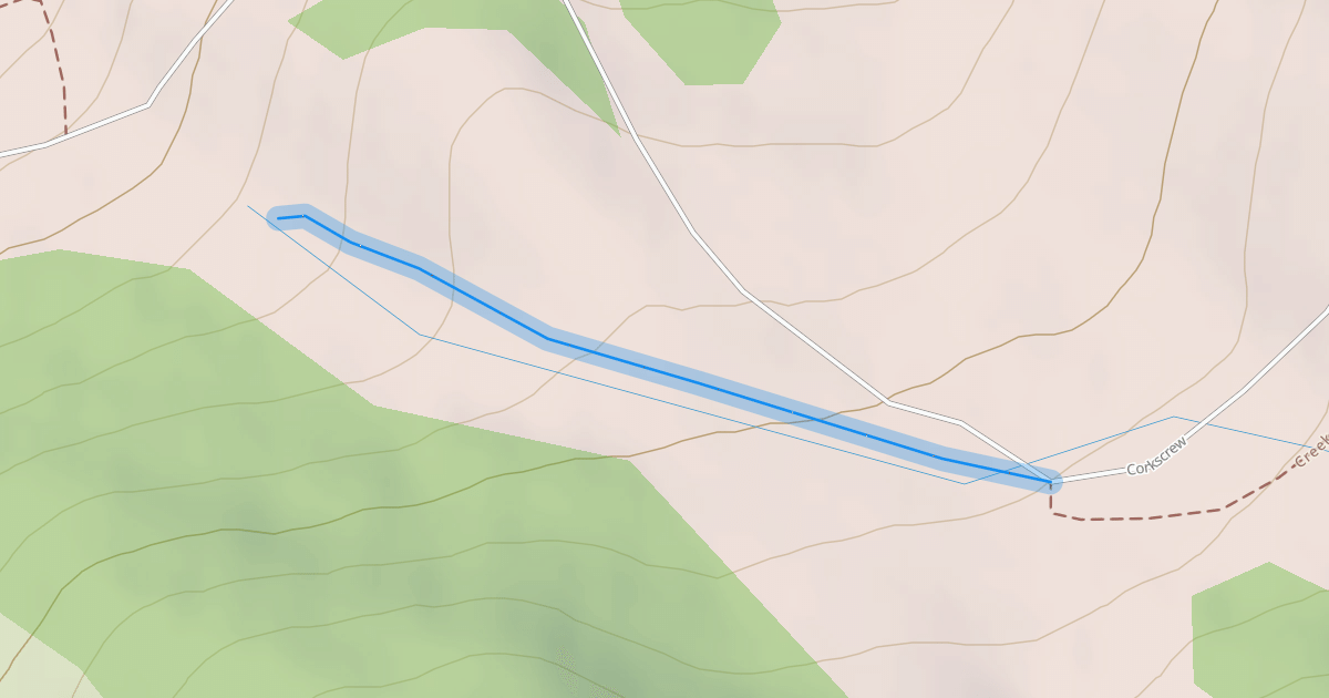 Map preview of Corkscrew