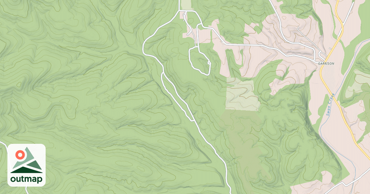 Map of GARRISON BOTTOM