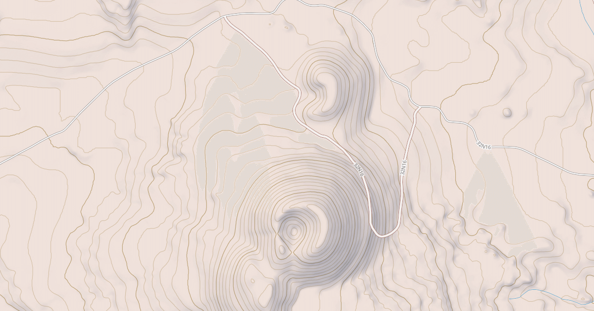 Map preview of BEAR WALLOW BUTTE