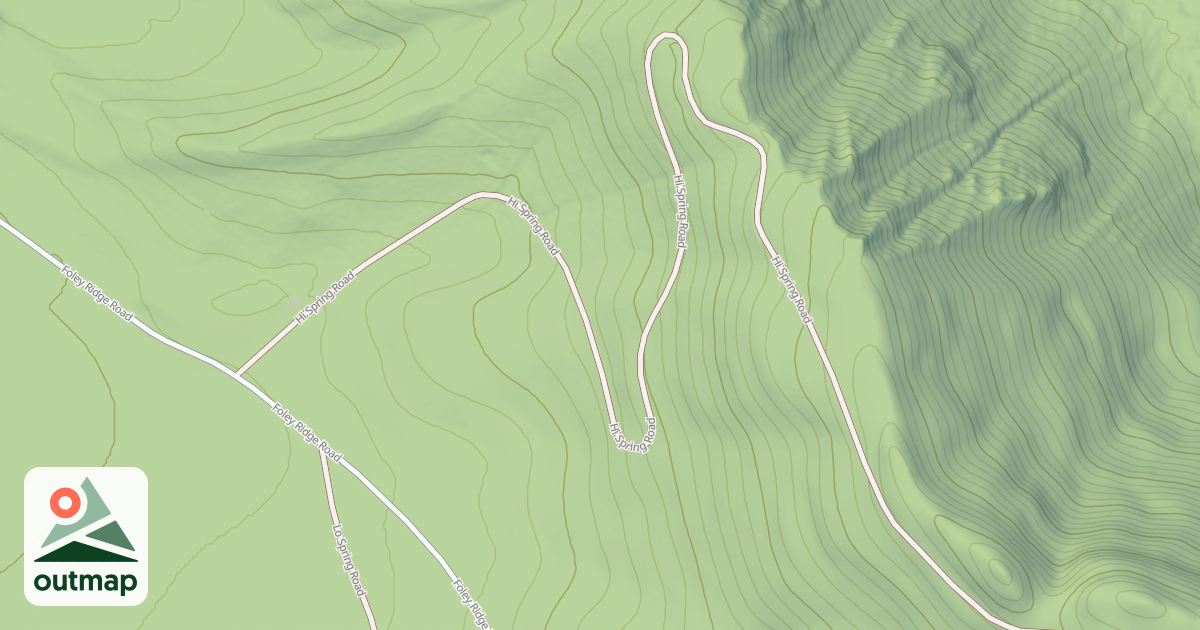 Map of HI SPRING
