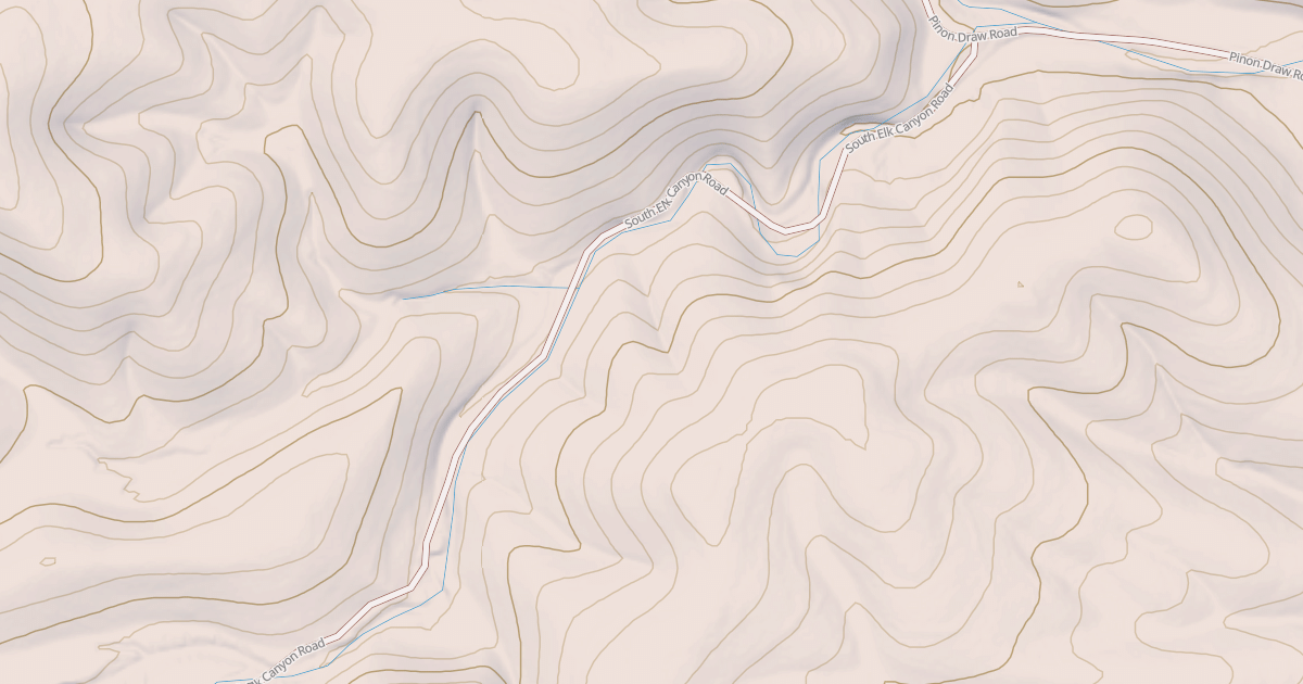 Map preview of SOUTH ELK CANYON