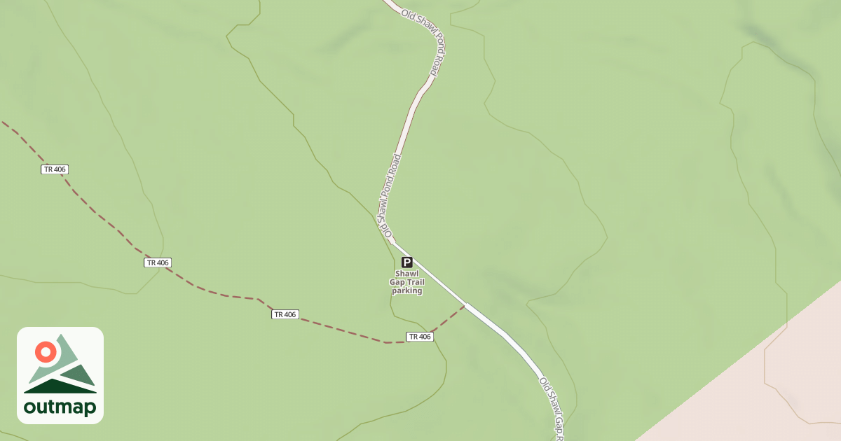 Map of OLD SHAWL POND