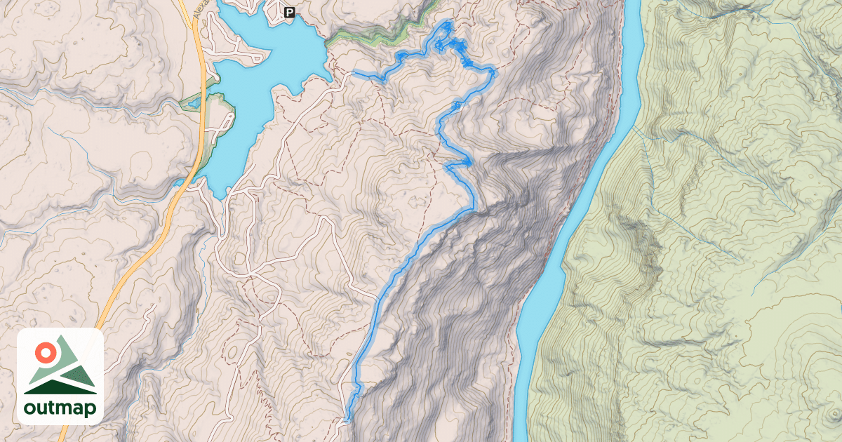Map of Black and Blue
