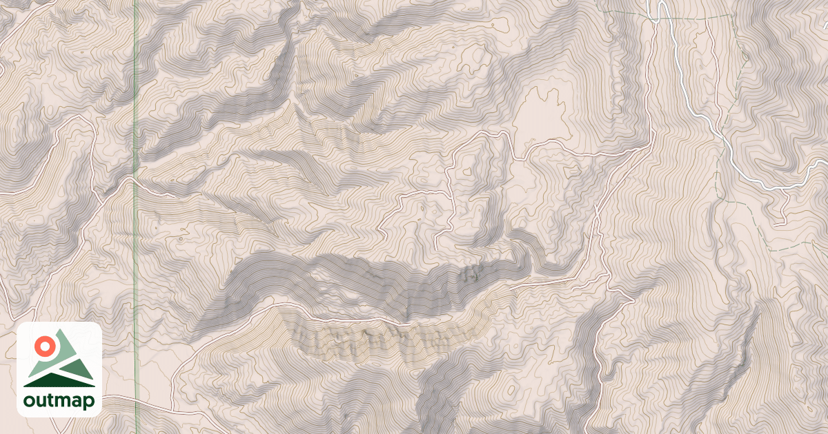 Map of RATTLESNAKE CANYON
