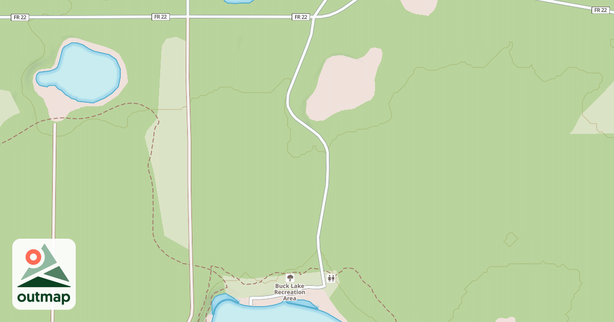 Map of BUCK LAKE