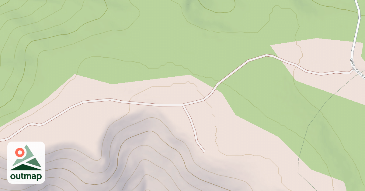 Map of GORGE CANYON