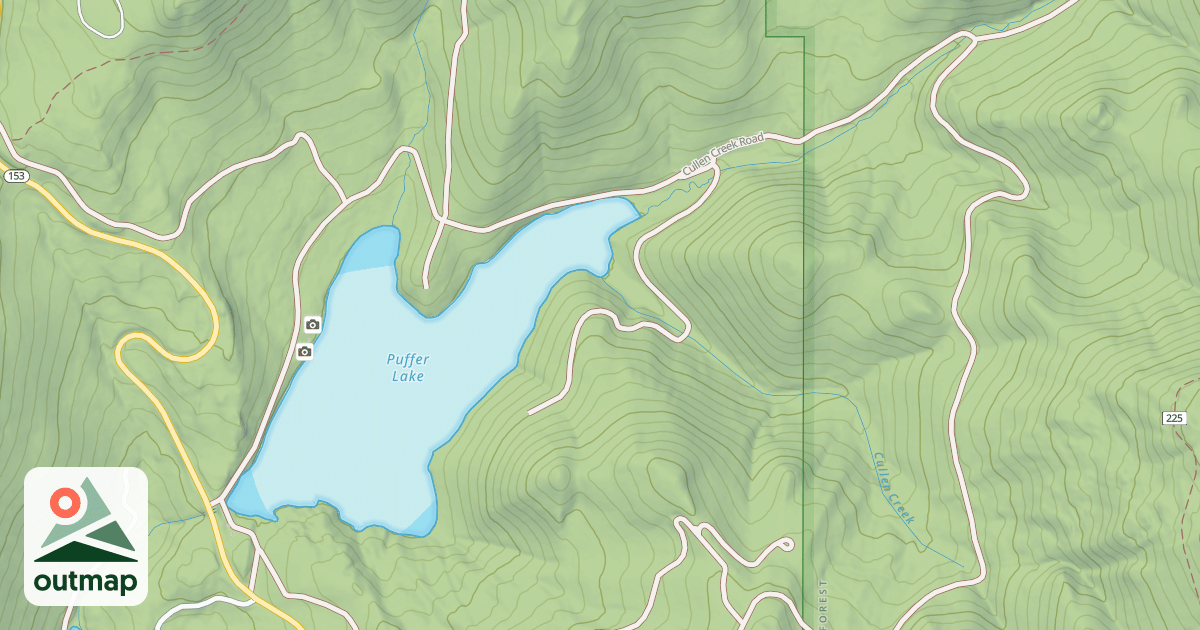 Map of Rigger To Puffer Lake