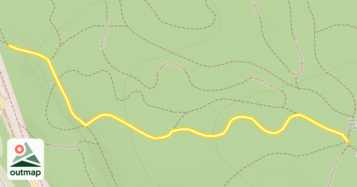 Map of Big Whizzy Loop
