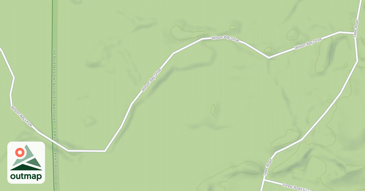 Map of FR 206B