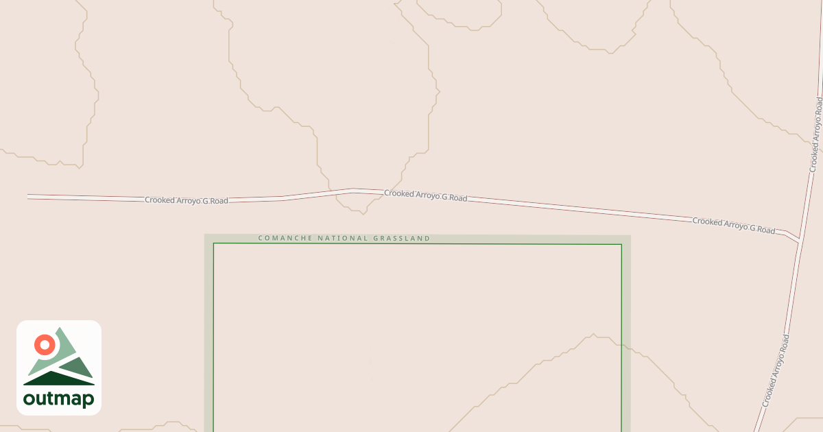 Map of CROOKED ARROYO G