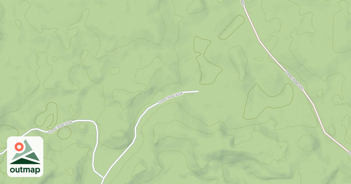 Map of FR 420A